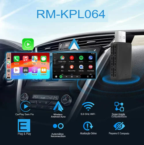 Adaptador Carplay e Android Auto Smart Pro + Frete Gratis!!